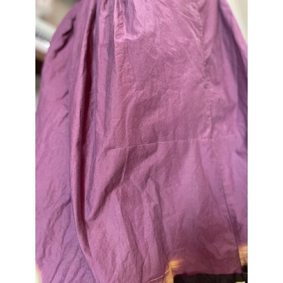 Jonathan Simkhai Collene Poplin Open Back Strappy Midi Dress Purple Size Medium - Picture 12 of 16